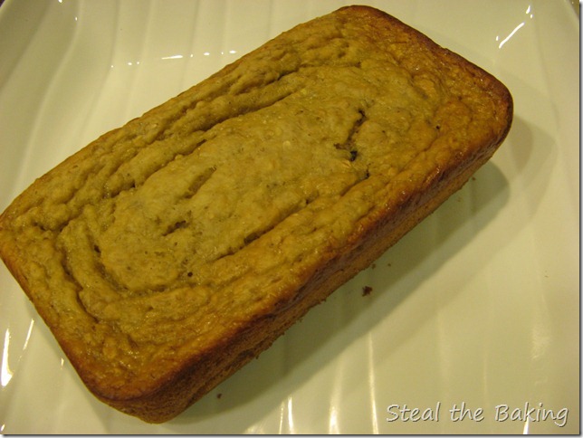banana oatmeal bread with chocolate chips